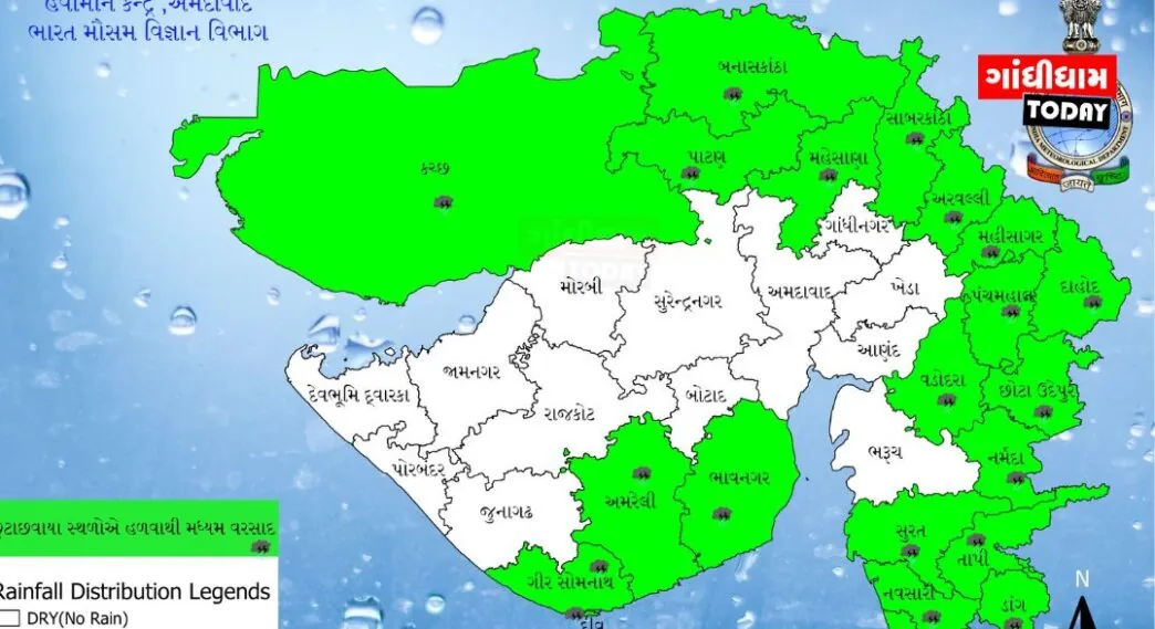 કચ્છમાં 3 થી 6 મે દરમિયાન કરા સાથે વરસાદ થવાની આગાહી