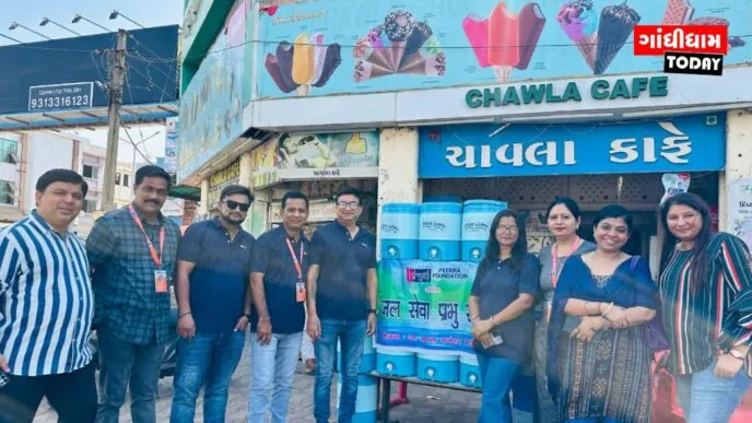 પ્રેરણા ફાઉન્ડેશન દ્વારા ગરમીમાં રાહત આપવા ઠંડા પાણીની અસ્થાયી પરબની શરૂઆત