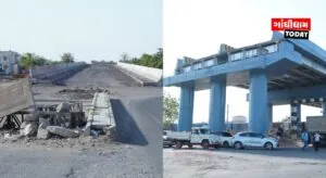 Gandhidham Rajvi Overbridge work at snail's pace, land acquisition controversy