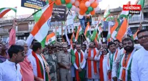 ગાંધીધામમાં દેશભક્તિના રંગે રંગાયેલી ભવ્ય તિરંગા યાત્રા