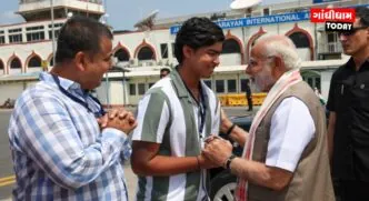 IPL સ્ટાર વૈભવ સૂર્યવંશી ની પીએમ મોદી સાથે મુલાકાત