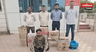 ગાંધીધામમાં દુકાનમાંથી 1.65 લાખનો દારૂ-બિયર જપ્ત