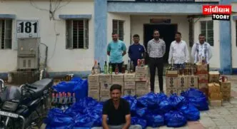 રાપરમાં દારૂનો કટિંગ કરતા પહેલાં એલસીબીનો છાપો