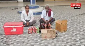 પેટ્રોલિંગ દરમિયાન એલસીબીની ઝૂક: બાવળની ઝાડીમાંથી દારૂ સાથે બે ઝડપાયા
