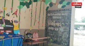 એમ.પી. પટેલ કન્યા વિદ્યાલય અને એચ.કે.વી. શાળાનો ઉત્સાહભેર પ્રવેશોત્સવ