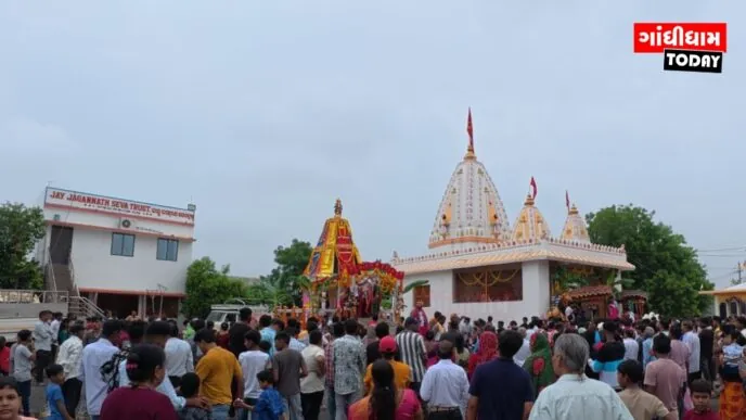 ગાંધીધામમાં જગન્નાથજીની ભવ્ય રથયાત્રા: હજારો ભક્તો ઉમટી પડ્યા, ભક્તિમય વાતાવરણ છવાયું!