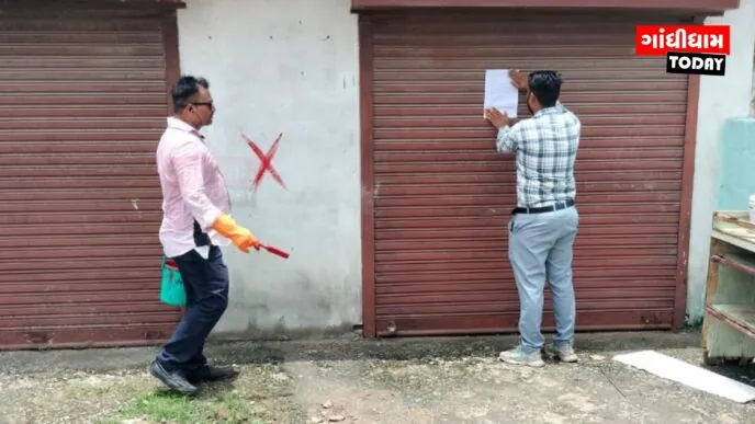 આદિપુરમાં રોડ પરના દબાણો હટાવવા 40 નોટિસ અપાઈ