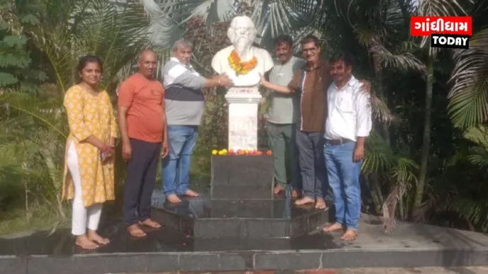 રાષ્ટ્રગાનના રચયિતા ગુરુદેવ રવીન્દ્રનાથ ટાગોરની પુણ્યતિથિ નિમિત્તે શ્રદ્ધાંજલિ