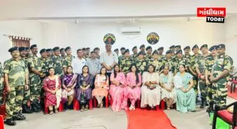 પેરેડાઈઝ ફાઉન્ડેશન દ્વારા સૈનિકો સાથે રક્ષાબંધન ઉજવણી