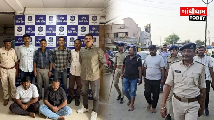 અંજારમાં 'એક કા ડબલ' કરી છેતરપિંડી આચરનાર ચીટર ગેંગના બે શખ્સો ઝડપાયા