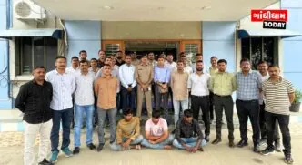 ગાંધીધામ: પડાણા નજીક લૂંટના ઇરાદે થયેલી હત્યાનો ભેદ ઉકેલાયો, ત્રણ આરોપી ઝડપાયા